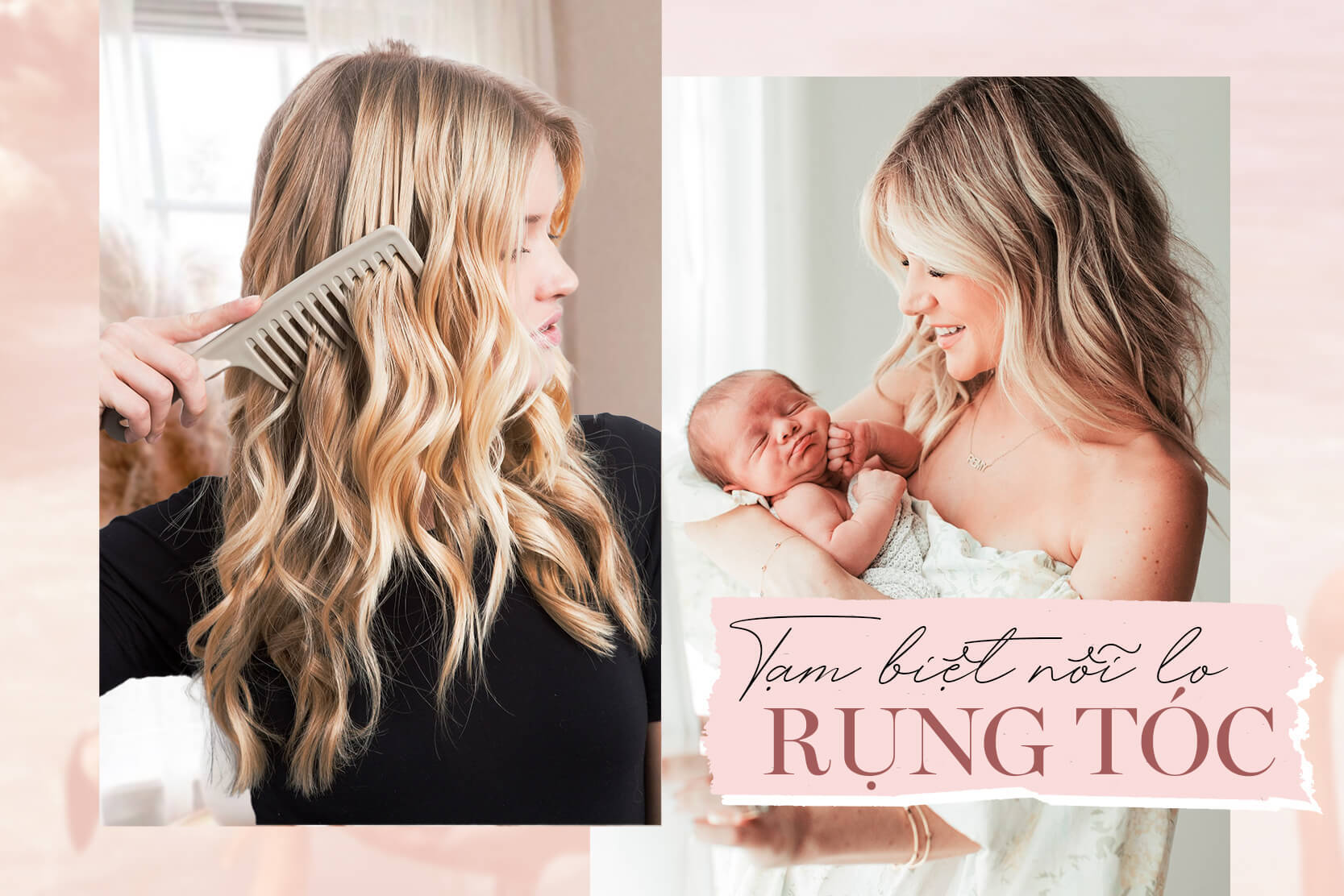 Cách chăm sóc tóc rụng sau sinh